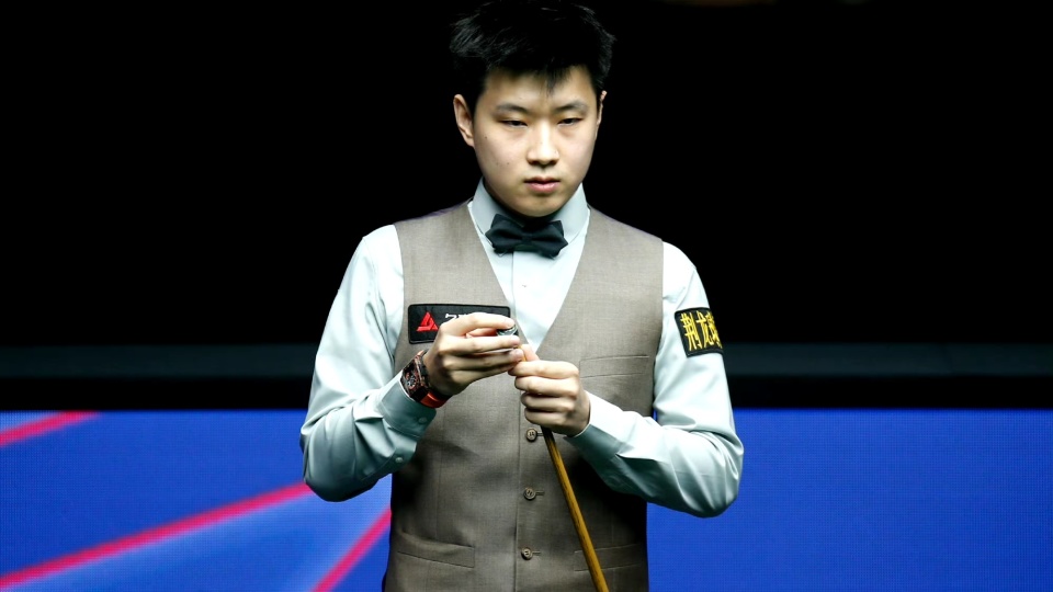 以单杆打出, 赵心童连胜 以单杆打出, 赵心童连胜